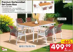 Netto Marken-Discount JUSKYS Premium Gartenmöbel Set Costa Rica Angebot