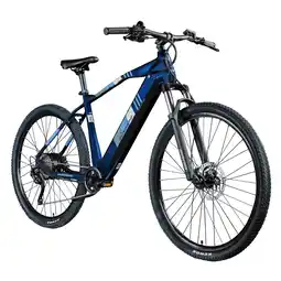 Netto Marken-Discount Zündapp Z808 E Bike für Damen und Herren ab 160 cm Mountainbike 29 Zoll E MTB Hardtail dunkelblau Angebot