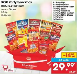 Netto Marken-Discount XOX Party Snackbox Angebot