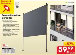 Netto Marken-Discount JUSKYS Senkrechtmarkise Barbados Angebot