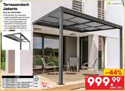 Netto Marken-Discount JUSKYS Terrassendach Jakarta Angebot