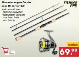 Netto Marken-Discount FISHING King Allrounder Angeln Combo Angebot