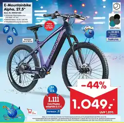 Netto Marken-Discount AGON E-Mountainbike Alpha, 27,5" Angebot