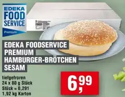 Handelshof Edeka foodservice premium hamburger-brötchen sesam Angebot