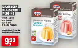 Handelshof Dr. oetker klassischer pudding Angebot