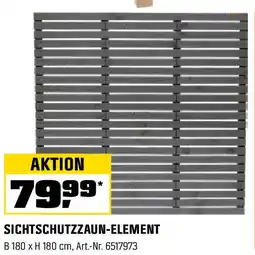 OBI SICHTSCHUTZZAUN-ELEMENT 180*180 Angebot