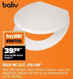 OBI BALIV WC-SITZ ,,POLLINO" Angebot