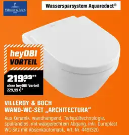 OBI VILLEROY & BOCH WAND-WC-SET,,ARCHITECTURA" Angebot