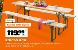 OBI BIERZELT-GARNITUR Angebot