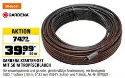 OBI GARDENA STARTER-SET MIT 50 M TROPFSCHLAUCH Angebot