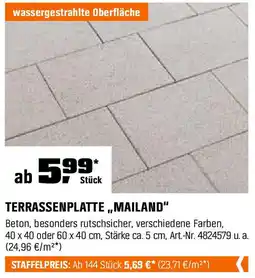 OBI TERRASSENPLATTE ,,MAILAND" Angebot