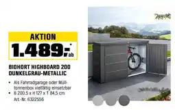 OBI BIOHORT HIGHBOARD 200 DUNKELGRAU-METALLIC Angebot