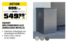 OBI BIOHORT MÜLLTONNENBOX ALEX DUNKELGRAU-METALLIC Angebot