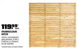 OBI RHOMBUSZAUN NATUR Angebot