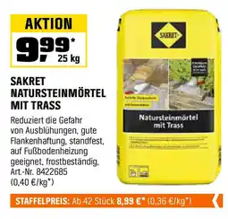 OBI SAKRET NATURSTEINMÖRTEL MIT TRASS Angebot