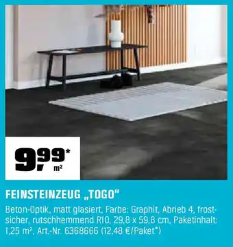 OBI FEINSTEINZEUG „TOGO" Angebot