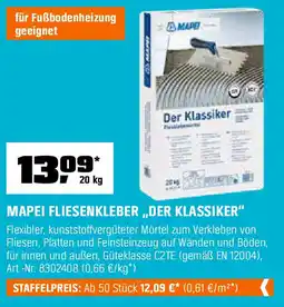 OBI MAPEI FLIESENKLEBER „DER KLASSIKER" Angebot