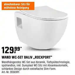 OBI WAND WC-SET BALIV „ROCKPORT" Angebot