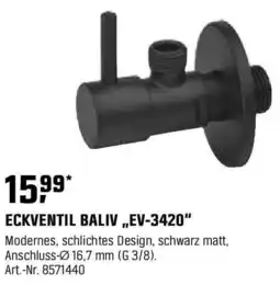 OBI ECKVENTIL BALIV,,EV-3420" Angebot