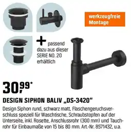OBI DESIGN SIPHON BALIV,,DS-3420" Angebot