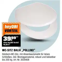 OBI WC-SITZ BALIV „POLLINO" Angebot