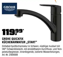 OBI GROHE QUICKFIX KÜCHENARMATUR ,,START" Angebot
