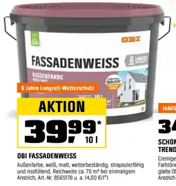 OBI OBI FASSADENWEISS Angebot