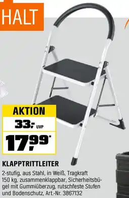 OBI KLAPPTRITTLEITER Angebot