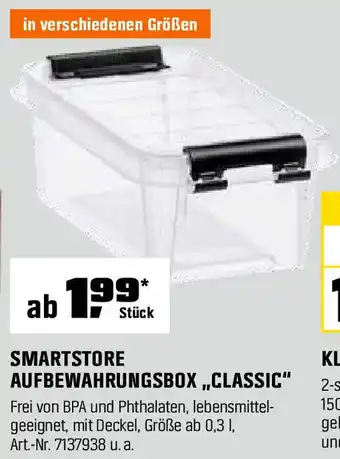 OBI SMARTSTORE AUFBEWAHRUNGSBOX ,,CLASSIC" Angebot
