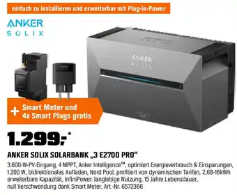 OBI ANKER SOLIX SOLARBANK,,3 E2700 PRO" Angebot