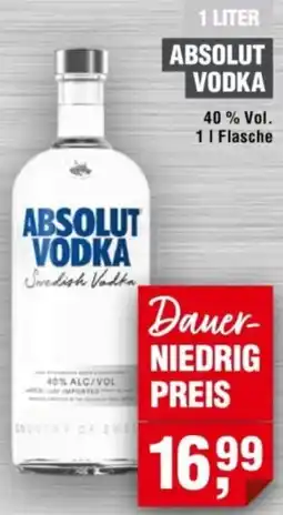 Handelshof Absolut vodka Angebot