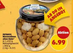 PENNY MITAKOS Riesenoliven ohne Stein Angebot