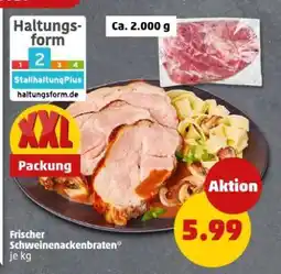PENNY Frischer Schweinenackenbraten Angebot