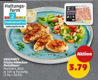PENNY GRILLPARTY Frische Hähnchen-Medaillons Angebot