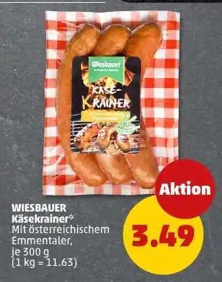 PENNY WIESBAUER Käsekrainer Angebot