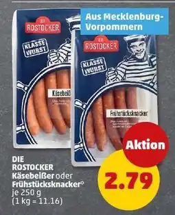 PENNY DIE ROSTOCKER Käsebeißer oder Frühstücksknacker Angebot
