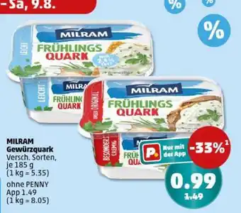 PENNY Milram Gewürzquark Angebot