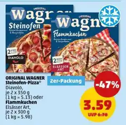 PENNY ORIGINAL WAGNER Steinofen-Pizza Angebot