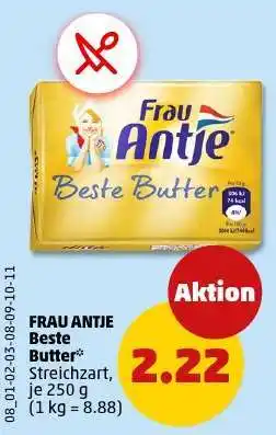 PENNY Frau Antje Beste Butter Angebot
