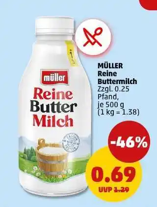 PENNY MÜLLER Reine Buttermilch Angebot