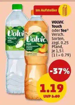 PENNY VOLVIC Touch oder Tee Angebot