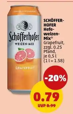 PENNY Schöfferhofer Hefeweizen-Mix Angebot