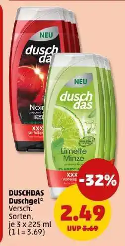 PENNY DUSCHDAS Duschgel Angebot