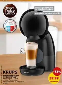 PENNY Kapselkaffeemaschine PICCOLO XS KP1A3B0 Angebot