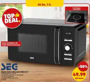 PENNY Digitale Flatbed-Mikrowelle MWDF2476 Angebot