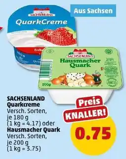 PENNY SACHSENLAND Quarkcreme Angebot