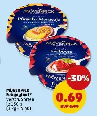 PENNY Mövenpick Feinjoghurt Angebot