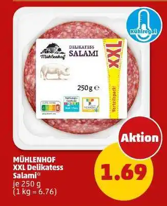 PENNY MÜHLENHOF XXL Delikatess Salami Angebot