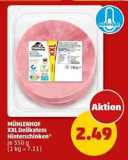 PENNY MÜHLENHOF XXL Delikatess Hinterschinken Angebot