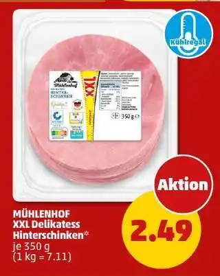 PENNY MÜHLENHOF XXL Delikatess Hinterschinken Angebot